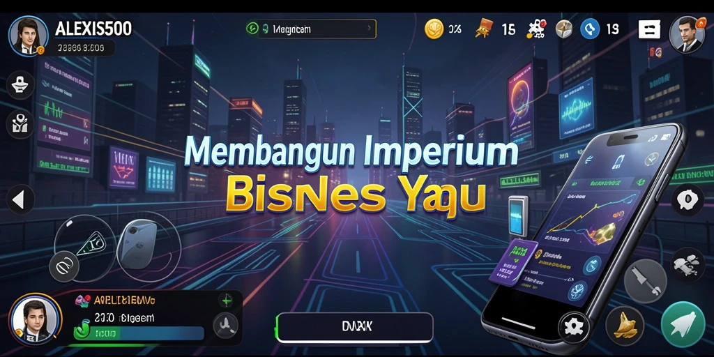 Tampilan gameplay ALEXIS500 yang menarik dan menantang.