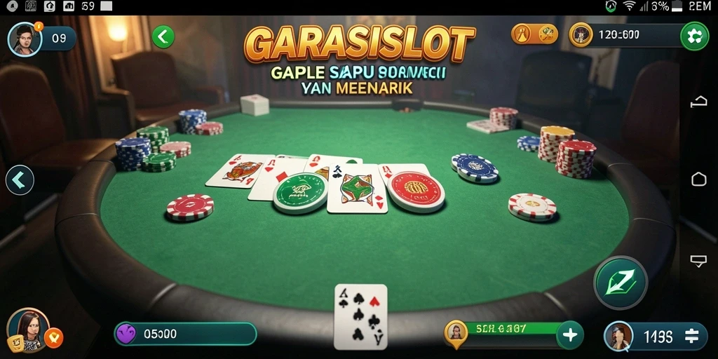 Screenshot gameplay seru dari permainan Gaple di GARASISLOT.
