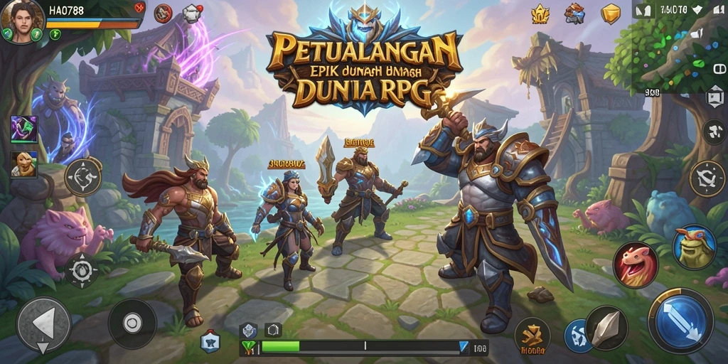 Tampilan gameplay HAO788 yang menegangkan dan penuh aksi RPG.