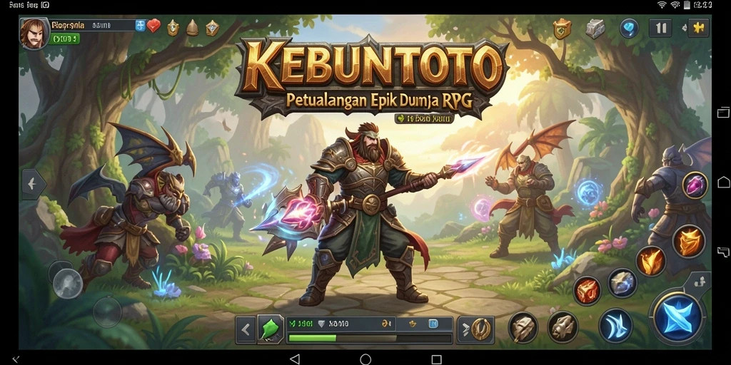Tangkapan layar KEBUNTOTO menampilkan aksi pertarungan yang mendebarkan.