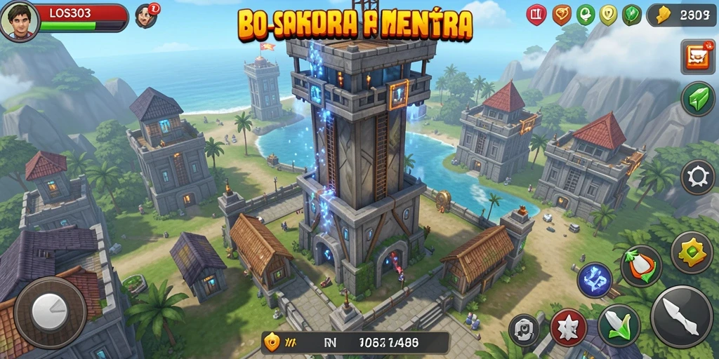 Tampilan gameplay LOS303 dengan strategi menara yang mendebarkan.