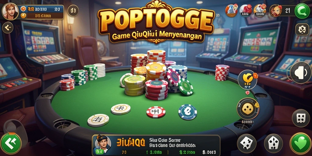 Tampilan gameplay seru dari <strong>POPOTOGEL</strong> dalam bermain QiuQiu.