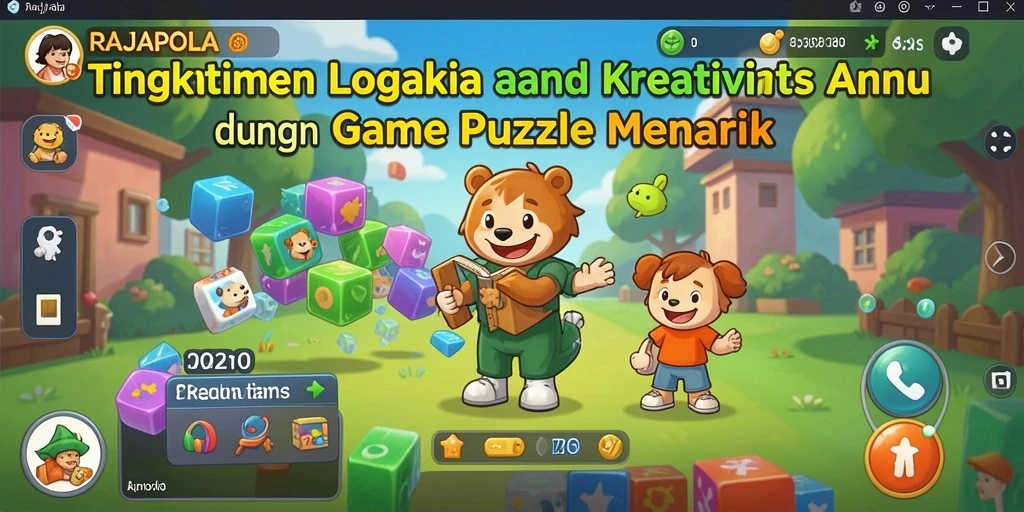 Tampilan gameplay RAJAPOLA yang menarik dan menantang.