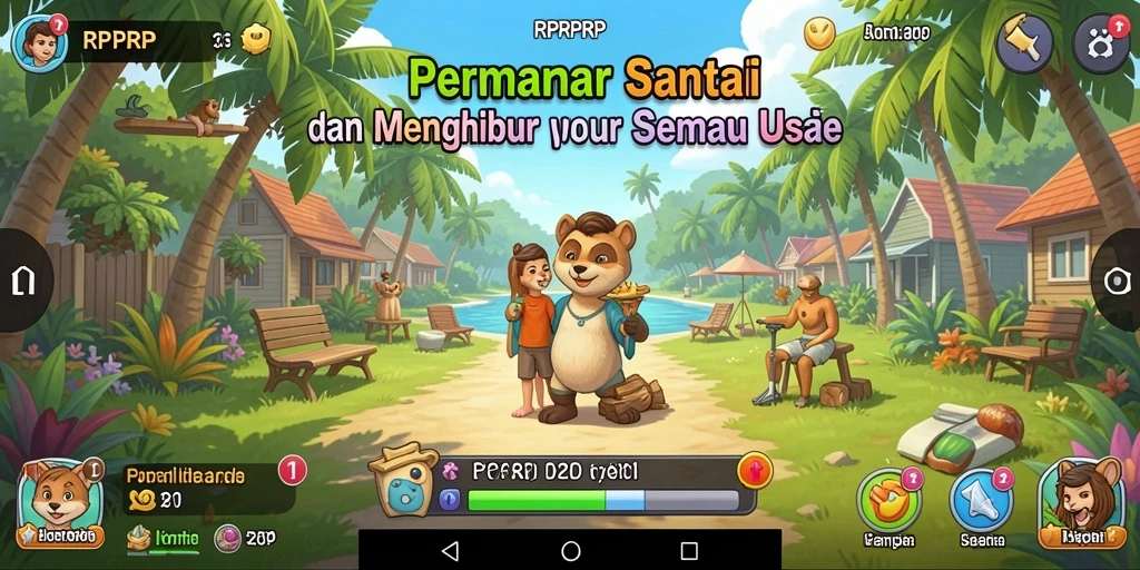 Tampilan gameplay seru dan menarik dari RPRPRP.