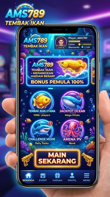Tampilan antarmuka ams789 yang modern dan ramah pengguna.